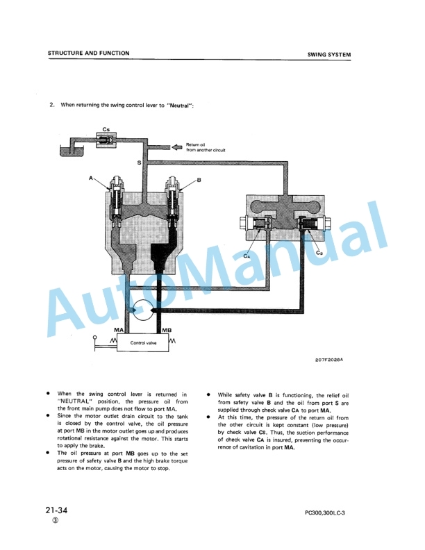 Komatsu PC300-3, PC300LC-3, PC360LC-3 Hydraulic Excavator Shop Manual SEBM2070308 2 Komatsu PC300-3, PC300LC-3, PC360LC-3 Hydraulic Excavator Shop Manual SEBM2070308-2
