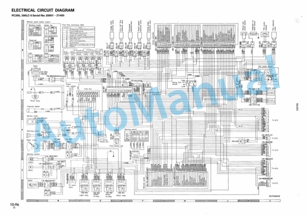 Alternative view of Komatsu PC300-5, PC300LC-5, PC300-5 Mighty, PC300LC-5 Mighty, PC300HD-5, PC400-5, PC400LC-5, PC400-5 Mighty, PC400LC Shop Manual SEBM02070507