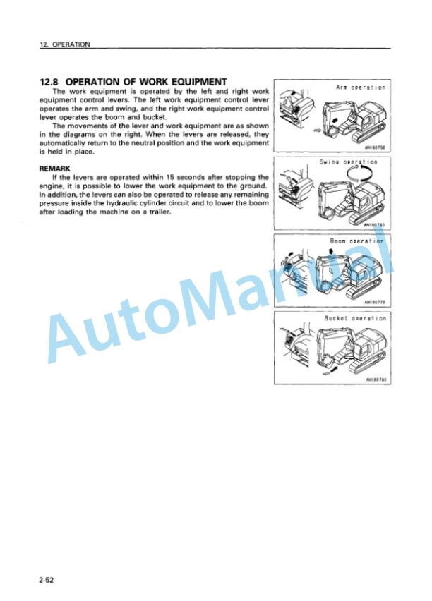 Komatsu PC300-6 Custom, PC300LC-6 Custom Hydraulic Excavator Operation and Maintenance Manual SEAM009201 3 Komatsu PC300-6 Custom, PC300LC-6 Custom Hydraulic Excavator Operation and Maintenance Manual SEAM009201 - Image 3