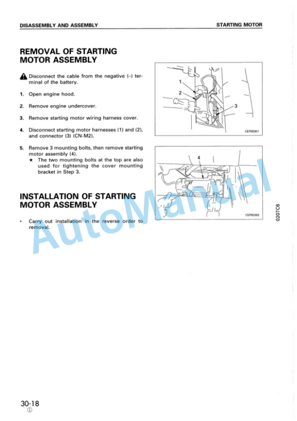 Komatsu PC300-6 Custom, PC300LC-6 Custom Hydraulic Excavator Shop Manual SEBM007201 4 Komatsu PC300-6 Custom, PC300LC-6 Custom Hydraulic Excavator Shop Manual SEBM007201 - Image 4