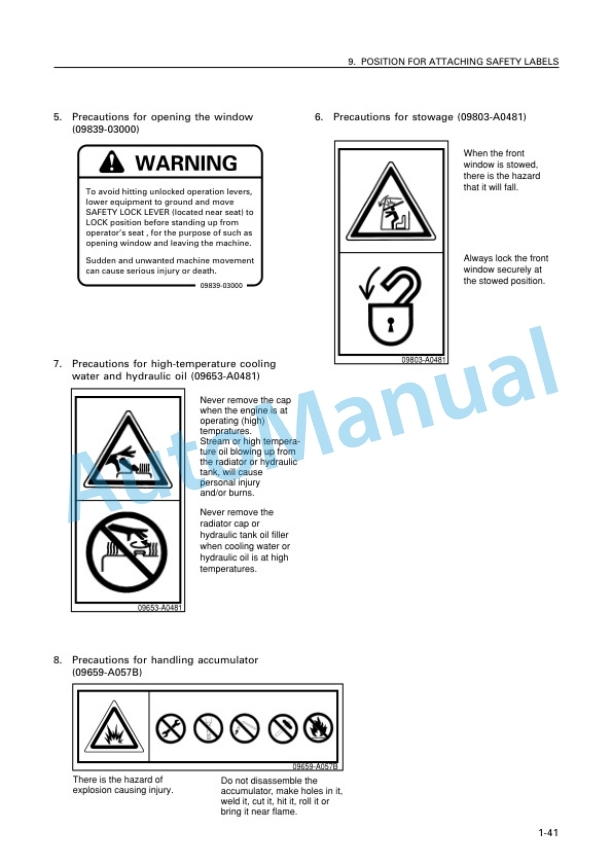 Komatsu PC300-6, PC300LC-6 Excel Hydraulic Excavator Operation and Maintenance Manual SEAM024301P 2 Komatsu PC300-6, PC300LC-6 Excel Hydraulic Excavator Operation and Maintenance Manual SEAM024301P - Image 2