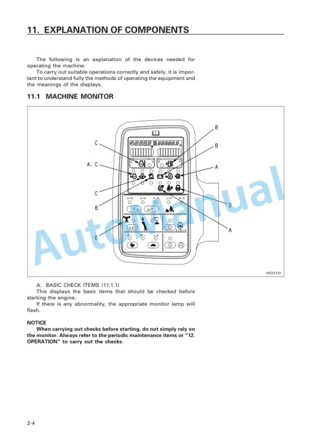 Komatsu PC300-6, PC300LC-6, PC350-6, PC350LC-6 Hydraulic Excavator Operation and Maintenance Manual SEAM009001 2 Komatsu PC300-6, PC300LC-6, PC350-6, PC350LC-6 Hydraulic Excavator Operation and Maintenance Manual SEAM009001 - Image 2
