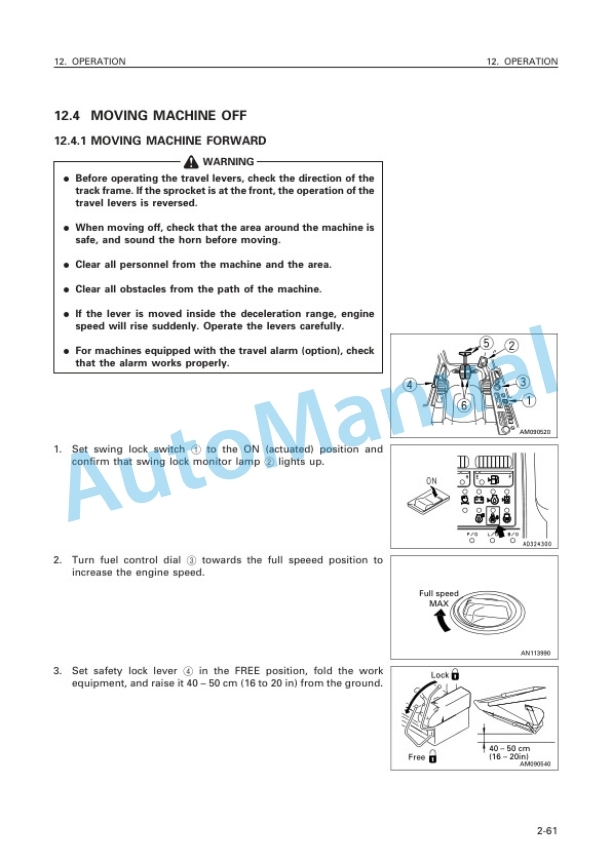Komatsu PC300-6, PC300LC-6, PC350-6, PC350LC-6 Hydraulic Excavator Operation and Maintenance Manual SEAM009001 3 Komatsu PC300-6, PC300LC-6, PC350-6, PC350LC-6 Hydraulic Excavator Operation and Maintenance Manual SEAM009001 - Image 3