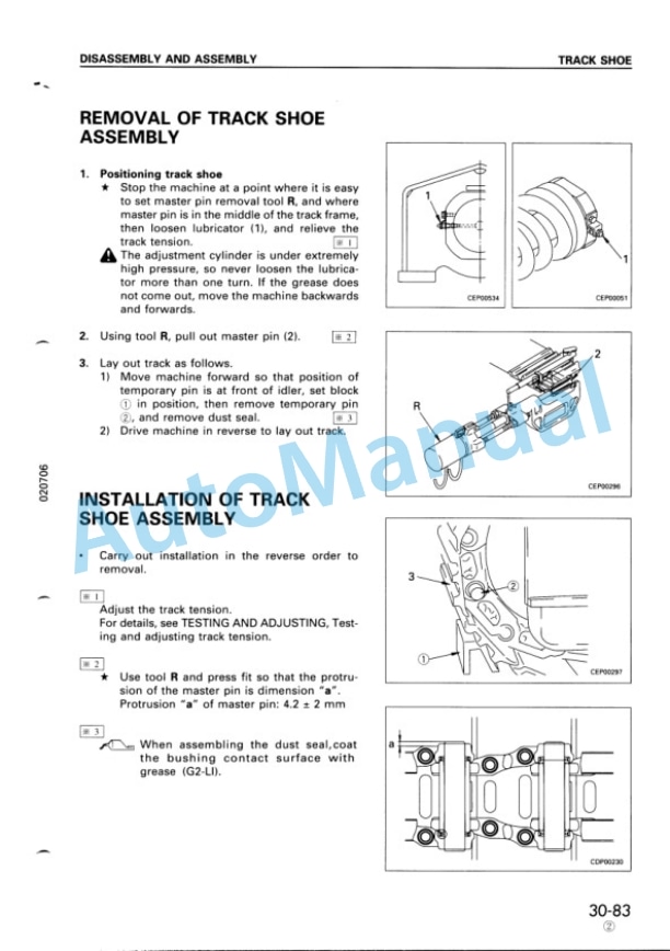 Komatsu PC300-6, PC300LC-6, PC350-6, PC350LC-6 Hydraulic Excavator Shop Manual SEBM006603 5 Komatsu PC300-6, PC300LC-6, PC350-6, PC350LC-6 Hydraulic Excavator Shop Manual SEBM006603 - Image 5