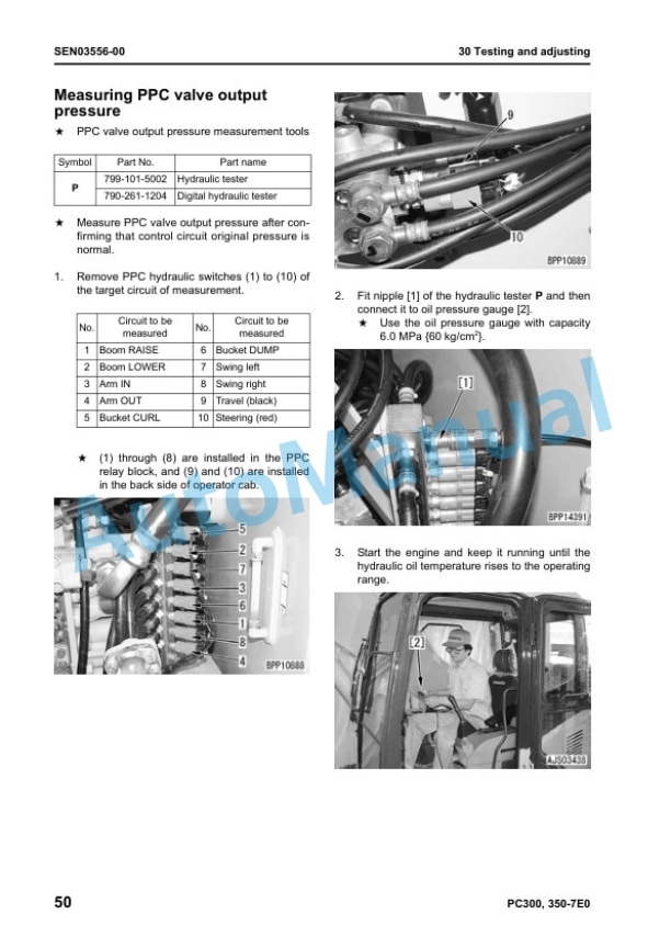 Komatsu PC300-7E0, PC300LC-7E0, PC350-7E0, PC350LC-7E0 Hydraulic Excavator Shop Manual SEN03537-00 3 Komatsu PC300-7E0, PC300LC-7E0, PC350-7E0, PC350LC-7E0 Hydraulic Excavator Shop Manual SEN03537-00 - Image 3