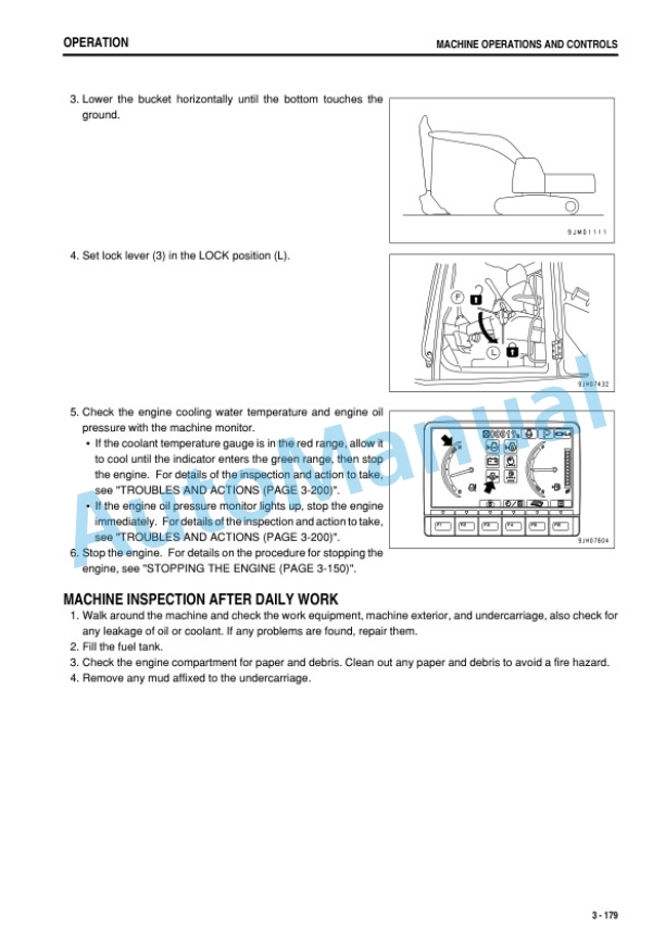 Komatsu PC300-8, PC300LC-8 Hydraulic Excavator Operation and Maintenance Manual PEN00339-00 4 Komatsu PC300-8, PC300LC-8 Hydraulic Excavator Operation and Maintenance Manual PEN00339-00 - Image 4