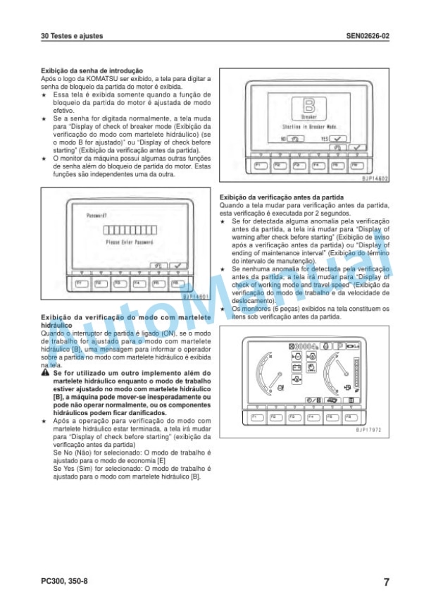 Komatsu PC300-8, PC300LC-8, PC350-8, PC350LC-8 Galeo Hydraulic Excavator Shop Manual KPBM019350 3 Komatsu PC300-8, PC300LC-8, PC350-8, PC350LC-8 Galeo Hydraulic Excavator Shop Manual KPBM019350-3