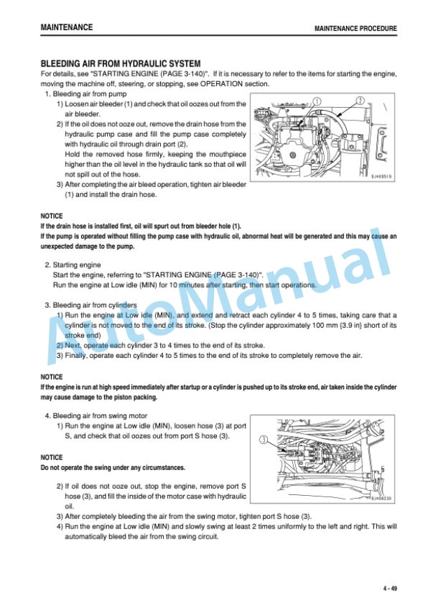 Komatsu PC300-8, PC300LC-8, PC350-8, PC350LC-8 Hydraulic Excavator Operation and Maintenance Manual TEN00825-02 5 Komatsu PC300-8, PC300LC-8, PC350-8, PC350LC-8 Hydraulic Excavator Operation and Maintenance Manual TEN00825-02 - Image 5