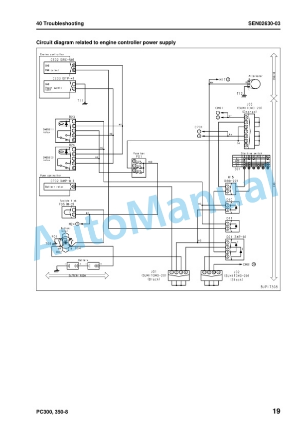 Komatsu PC300-8, PC300LC-8, PC350-8, PC350LC-8 Hydraulic Excavator Shop Manual SEN01983-07 4 Komatsu PC300-8, PC300LC-8, PC350-8, PC350LC-8 Hydraulic Excavator Shop Manual SEN01983-07 - Image 4