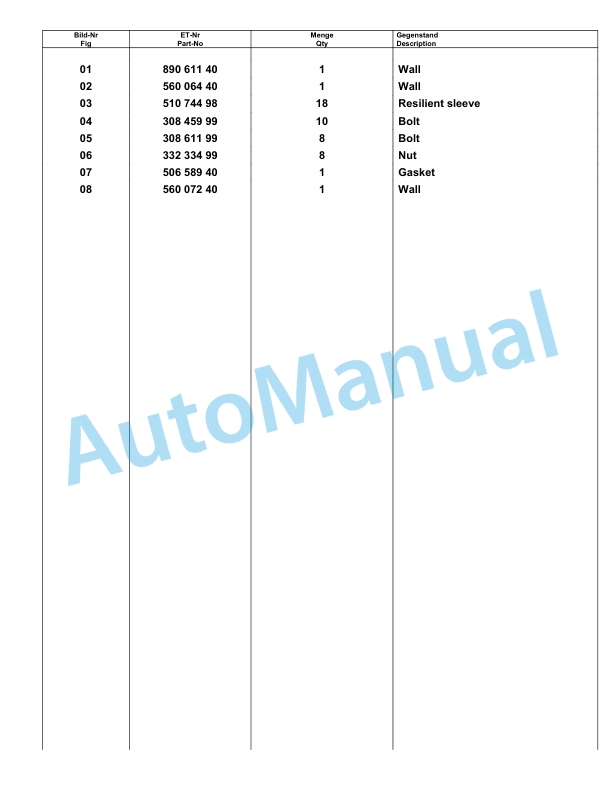Komatsu PC3000-1 Hydraulic Mining Excavator Parts Manual G06191-2