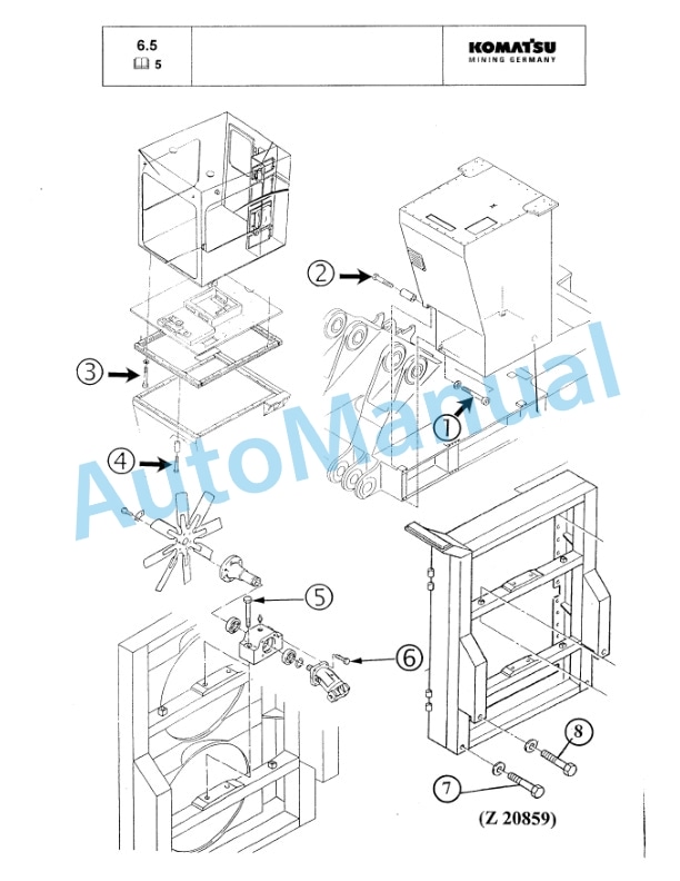 Komatsu PC3000-1 Hydraulic Mining Shovel Operation and Maintenance Manual OMPC30006171 5 Komatsu PC3000-1 Hydraulic Mining Shovel Operation and Maintenance Manual OMPC30006171 - Image 5