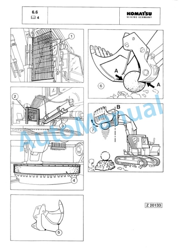 Komatsu PC3000-1 Hydraulic Mining Shovel Operation and Maintenance Manual OMPC30006225 3 Komatsu PC3000-1 Hydraulic Mining Shovel Operation and Maintenance Manual OMPC30006225 - Image 3