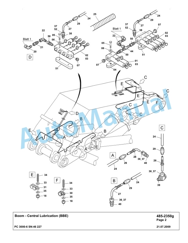 Komatsu PC3000-6 Hydraulic Mining Excavator Parts Manual G46227-4