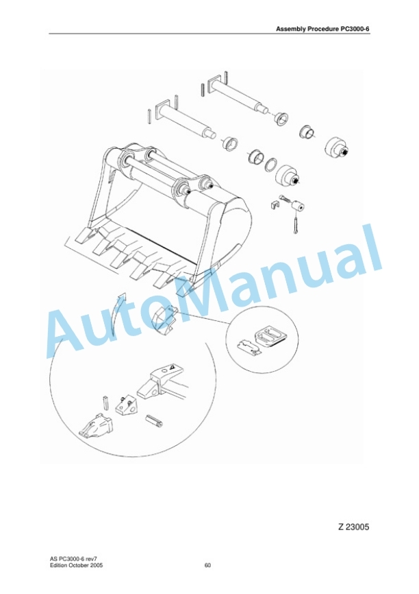 Komatsu PC3000-6 Hydraulic Mining Shovel General Assembly Procedure Manual AS PC3000-6 rev7 5 Komatsu PC3000-6 Hydraulic Mining Shovel General Assembly Procedure Manual AS PC3000-6 rev7 - Image 5
