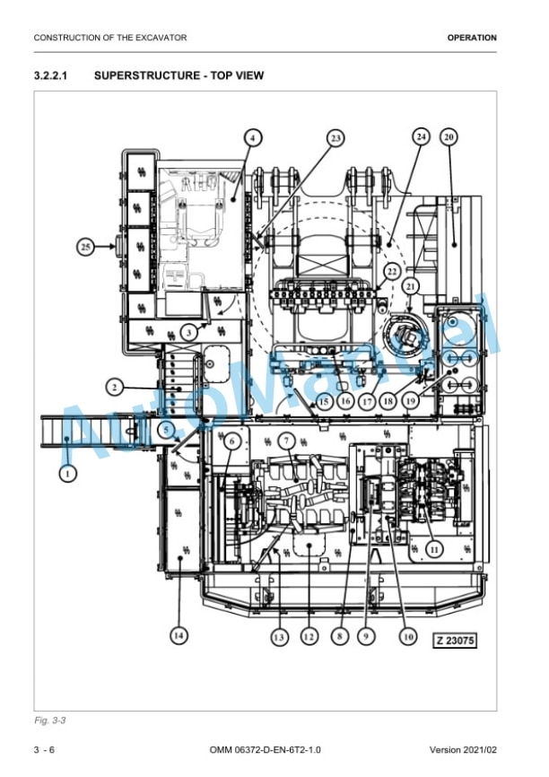 Komatsu PC3000-6 Hydraulic Mining Shovel Operation and Maintenance Manual 06372-D-EN-6T2-P1-1.0 2 Komatsu PC3000-6 Hydraulic Mining Shovel Operation and Maintenance Manual 06372-D-EN-6T2-P1-1.0 - Image 2