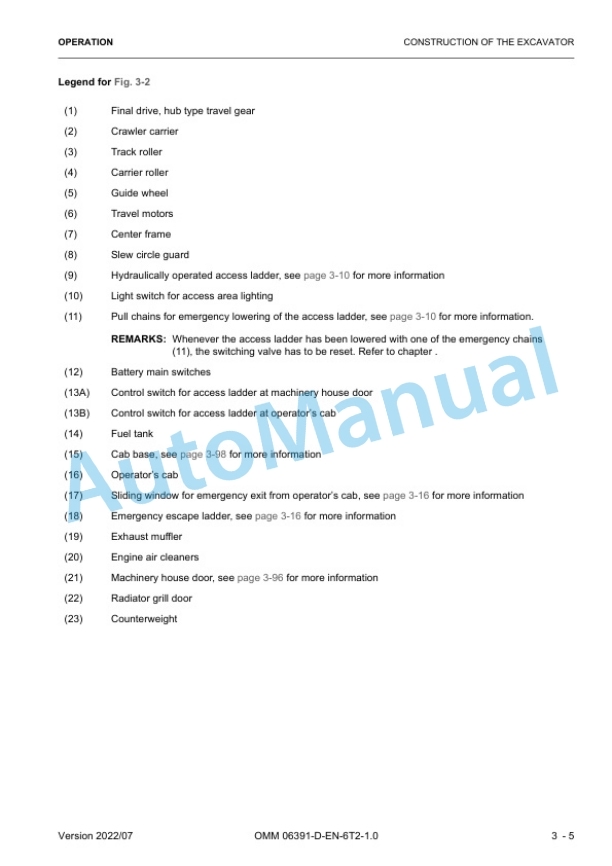 Komatsu PC3000-6 Hydraulic Mining Shovel Operation and Maintenance Manual 06391-D-EN-6T2-P1-1.0 2 Komatsu PC3000-6 Hydraulic Mining Shovel Operation and Maintenance Manual 06391-D-EN-6T2-P1-1.0 - Image 2