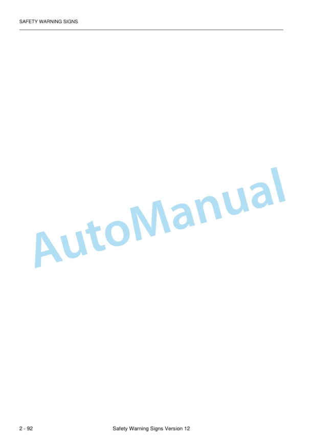 Komatsu PC3000-6 Hydraulic Mining Shovel Operation and Maintenance Manual 06394-D-EN-6T2-P1-1.0 2 Komatsu PC3000-6 Hydraulic Mining Shovel Operation and Maintenance Manual 06394-D-EN-6T2-P1-1.0 - Image 2