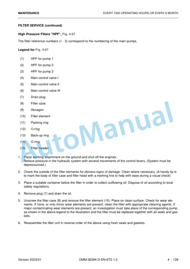 Komatsu PC3000-6 Hydraulic Mining Shovel Operation and Maintenance Manual 06394-D-EN-6T2-P1-1.0 5 Komatsu PC3000-6 Hydraulic Mining Shovel Operation and Maintenance Manual 06394-D-EN-6T2-P1-1.0 - Image 5