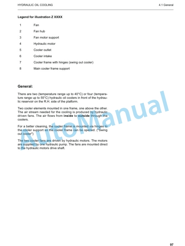 Alternative view of Komatsu PC3000-6 Hydraulic Mining Shovel Shop Manual SMPC30006219