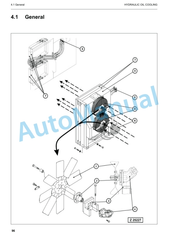 Alternative view of Komatsu PC3000-6 Hydraulic Mining Shovel Shop Manual SMPC30006224