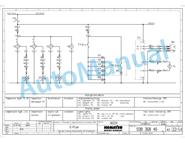 Komatsu PC3000-6 Hydraulic Mining Shovel Shop Manual SMPC30006224 5 Komatsu PC3000-6 Hydraulic Mining Shovel Shop Manual SMPC30006224 - Image 5