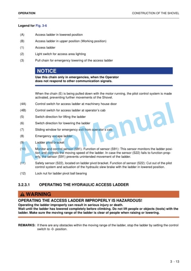 Komatsu PC3000E-6 Hydraulic Mining Shovel Operation and Maintenance Manual 06320-xE-GB-0 2 Komatsu PC3000E-6 Hydraulic Mining Shovel Operation and Maintenance Manual 06320-xE-GB-0 - Image 2