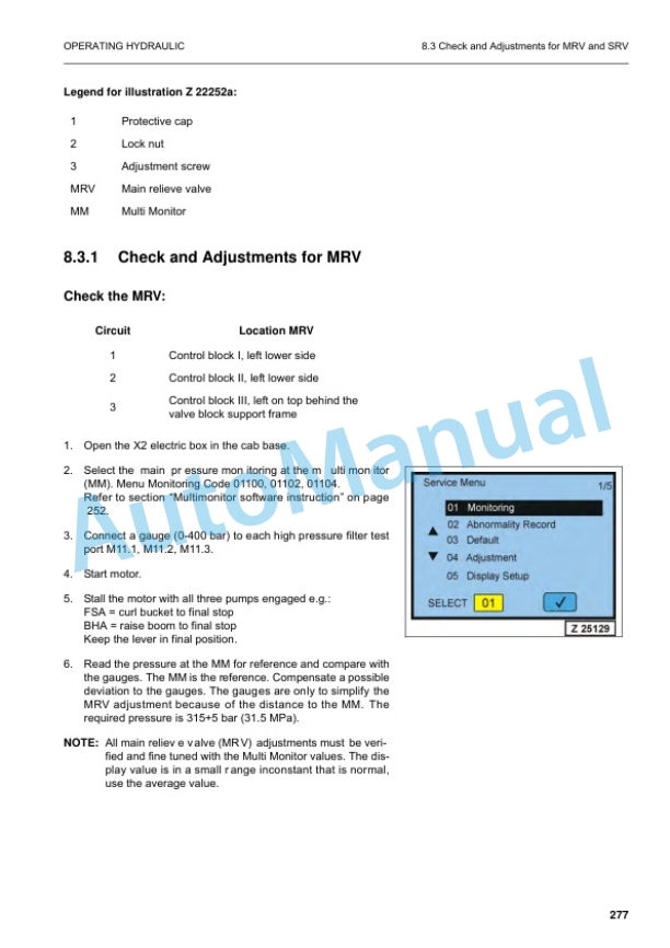 Alternative view of Komatsu PC3000E-6 Hydraulic Mining Shovel Shop Manual 06249-upE-GB-3
