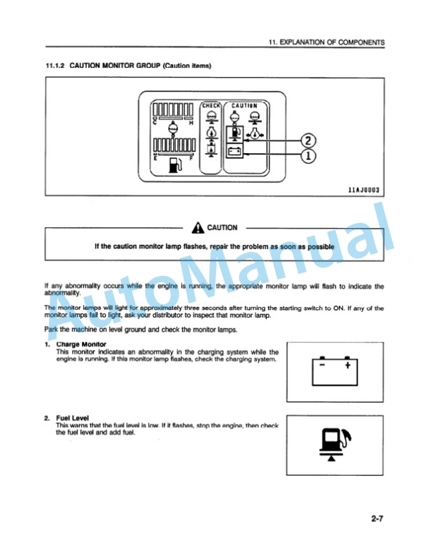 Komatsu PC300LC-5 Hydraulic Excavator Operation and Maintenance Manual CEAM207040 2 Komatsu PC300LC-5 Hydraulic Excavator Operation and Maintenance Manual CEAM207040 - Image 2