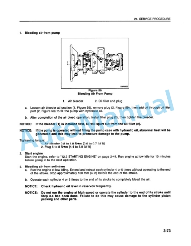 Komatsu PC300LC-5 Hydraulic Excavator Operation and Maintenance Manual CEAM207040 5 Komatsu PC300LC-5 Hydraulic Excavator Operation and Maintenance Manual CEAM207040 - Image 5