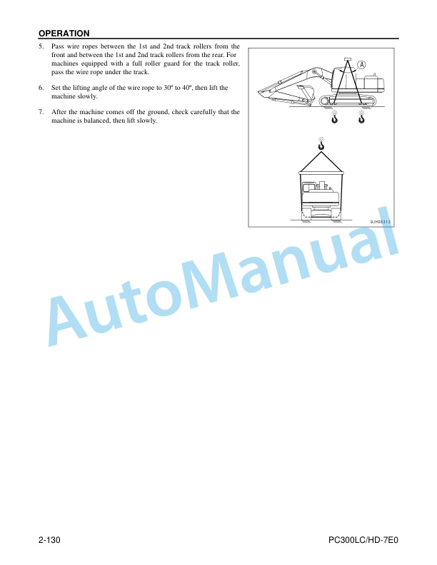 Komatsu PC300LC-7E0, PC300HD-7E0 Hydraulic Excavator Operation and Maintenance Manual CEAM016903 4 Komatsu PC300LC-7E0, PC300HD-7E0 Hydraulic Excavator Operation and Maintenance Manual CEAM016903 - Image 4