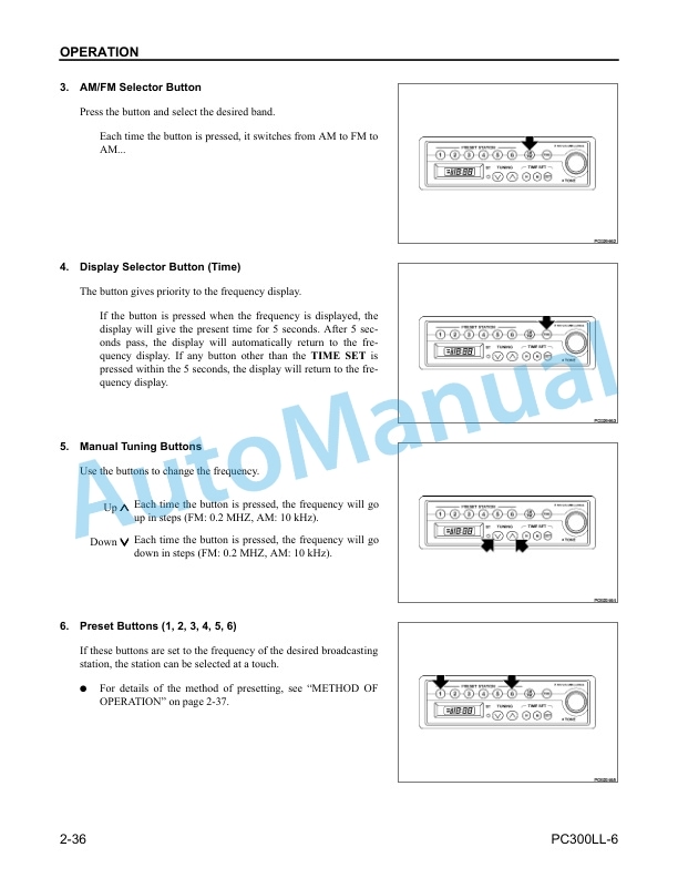 Komatsu PC300LL-6 Hydraulic Excavator Operation and Maintenance Manual CEAM008501 3 Komatsu PC300LL-6 Hydraulic Excavator Operation and Maintenance Manual CEAM008501 - Image 3