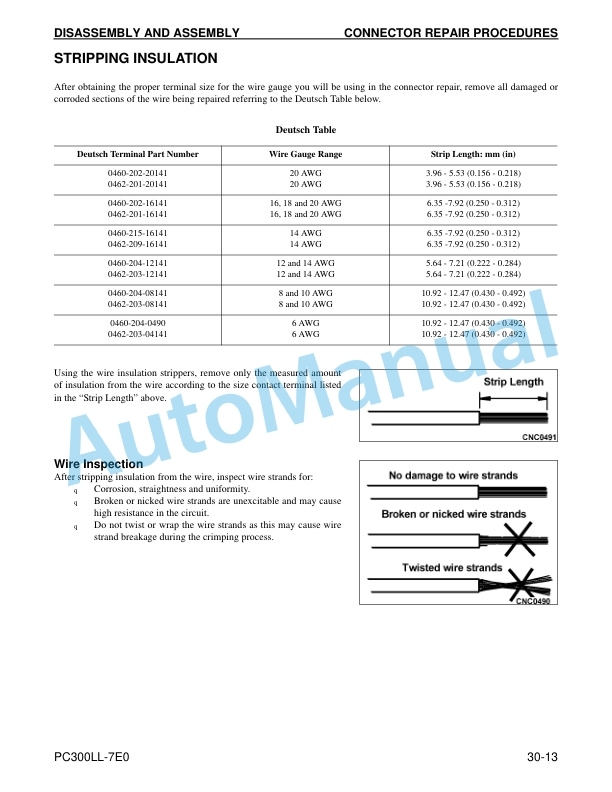 Komatsu PC300LL-7E0 Logging Excavator Shop Manual CEBM017800 5 Komatsu PC300LL-7E0 Logging Excavator Shop Manual CEBM017800 - Image 5