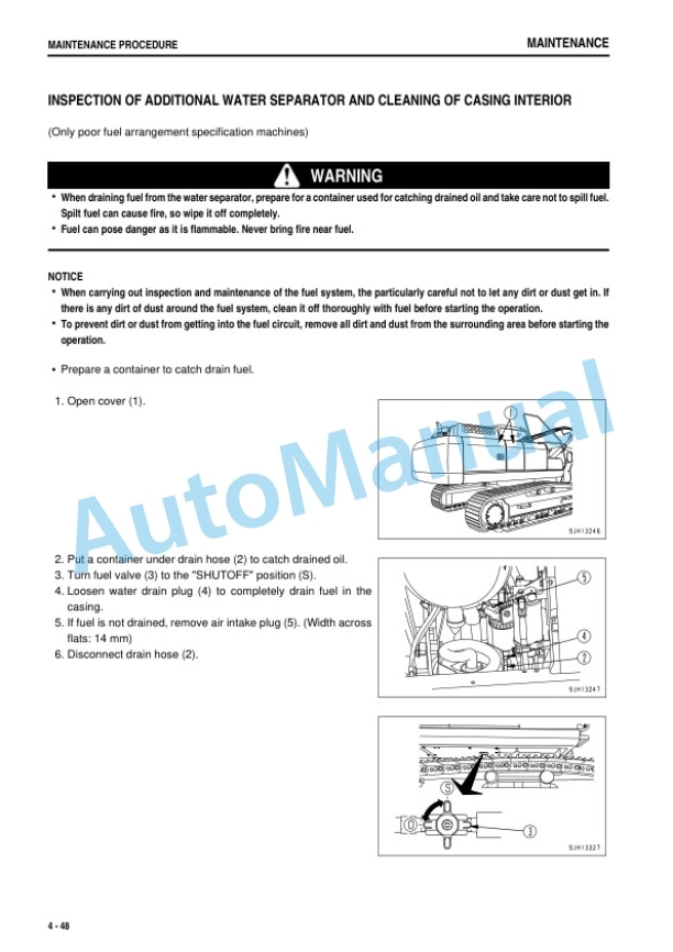 Komatsu PC300SE-8, PC300LCSE-8 Hydraulic Excavator Operation and Maintenance Manual LEAMP30802 5 Komatsu PC300SE-8, PC300LCSE-8 Hydraulic Excavator Operation and Maintenance Manual LEAMP30802 - Image 5