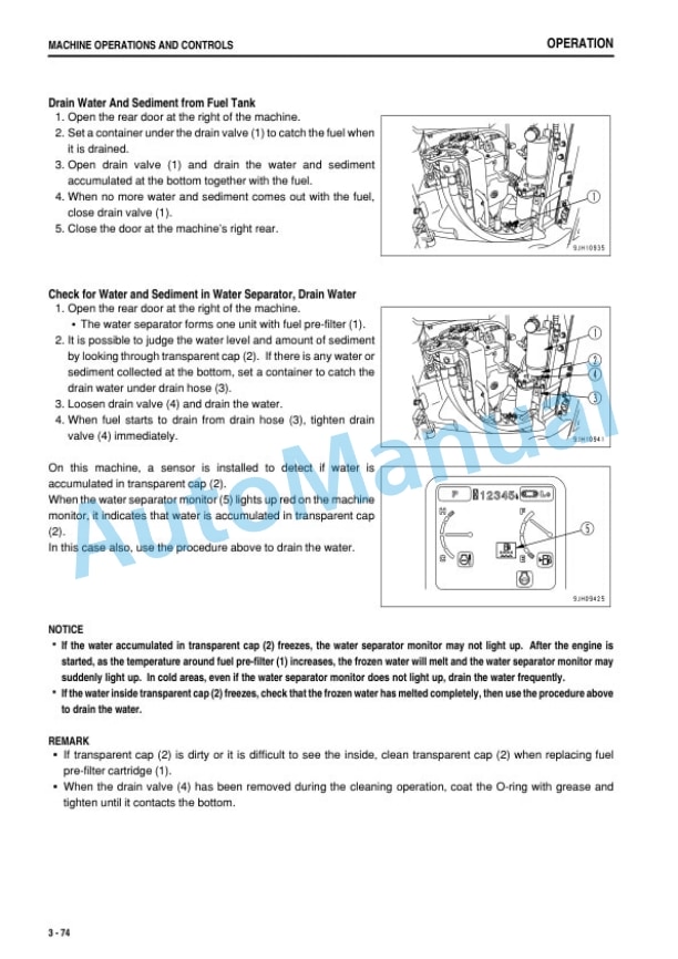 Komatsu PC308USLC-3E0 Hydraulic Excavator Operation and Maintenance Manual TEN00145-04-3