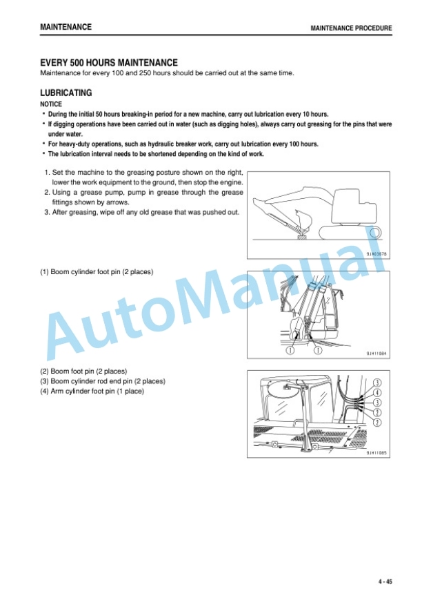 Komatsu PC308USLC-3E0 Hydraulic Excavator Operation and Maintenance Manual TEN00501-00-5