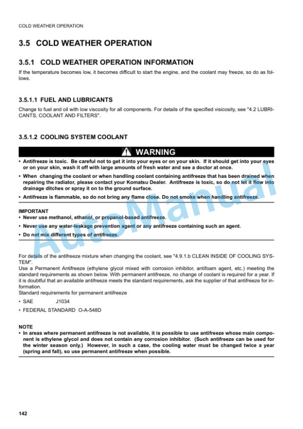 Komatsu PC30MR-2, PC35MR-2 Galeo Hydraulic Excavator Operation and Maintenance Manual WEAM006601 4 Komatsu PC30MR-2, PC35MR-2 Galeo Hydraulic Excavator Operation and Maintenance Manual WEAM006601 - Image 4