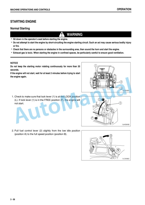 Komatsu PC30MR-3, PC35MR-3 Hydraulic Excavator Operation and Maintenance Manual TEN00625-00 3 Komatsu PC30MR-3, PC35MR-3 Hydraulic Excavator Operation and Maintenance Manual TEN00625-00 - Image 3