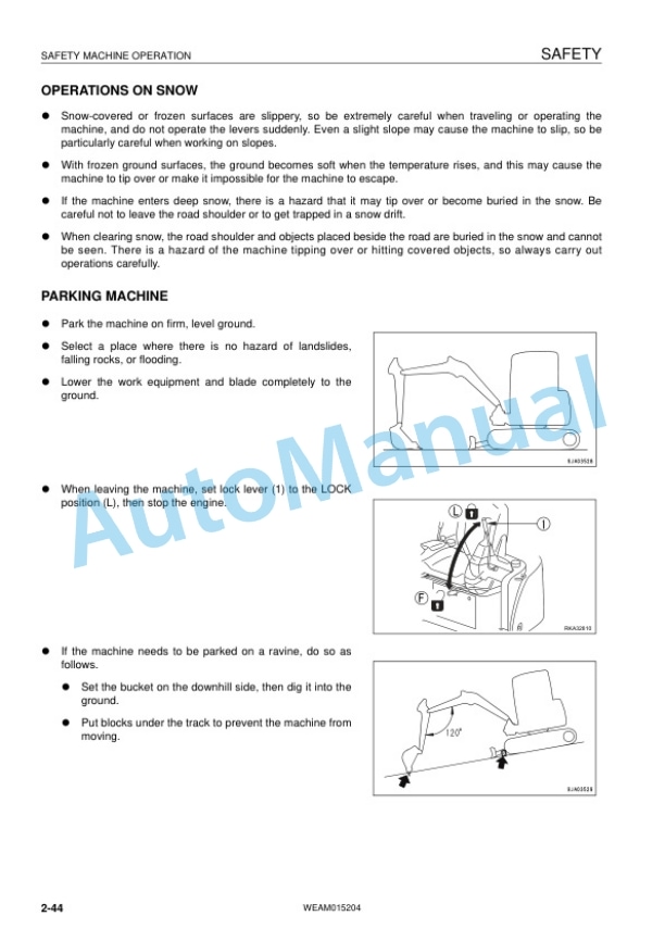 Komatsu PC30MR-3, PC35MR-3 Hydraulic Excavator Operation and Maintenance Manual WEAM015204 2 Komatsu PC30MR-3, PC35MR-3 Hydraulic Excavator Operation and Maintenance Manual WEAM015204 - Image 2