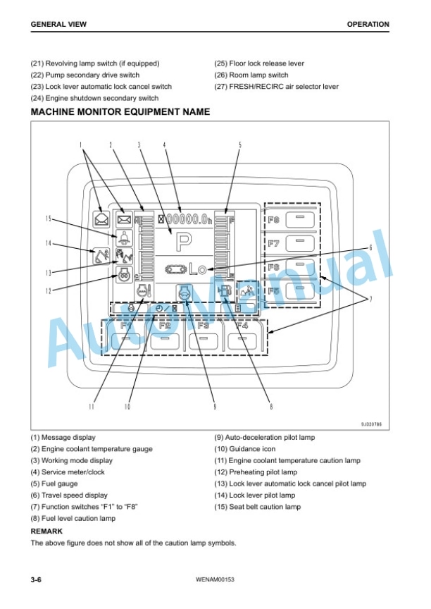 Komatsu PC30MR-5, PC35MR-5 Hydraulic Excavator Operation and Maintenance Manual WENAM00153 2 Komatsu PC30MR-5, PC35MR-5 Hydraulic Excavator Operation and Maintenance Manual WENAM00153 - Image 2