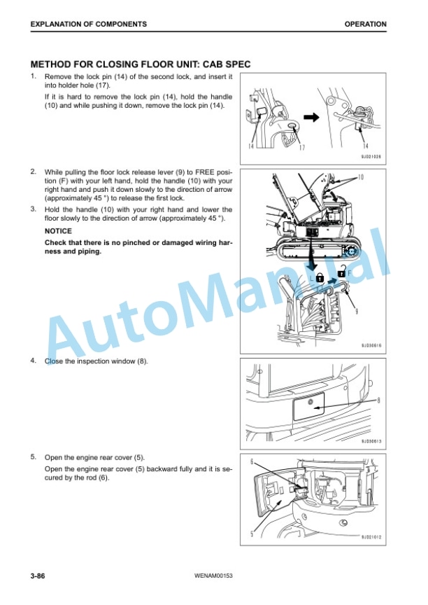 Komatsu PC30MR-5, PC35MR-5 Hydraulic Excavator Operation and Maintenance Manual WENAM00153 3 Komatsu PC30MR-5, PC35MR-5 Hydraulic Excavator Operation and Maintenance Manual WENAM00153 - Image 3