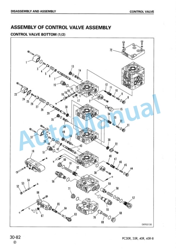 Komatsu PC30R-8, PC35R-8, PC40R-8, PC45R-8 Hydraulic Excavator Shop Manual SEBM012603 5 Komatsu PC30R-8, PC35R-8, PC40R-8, PC45R-8 Hydraulic Excavator Shop Manual SEBM012603 - Image 5