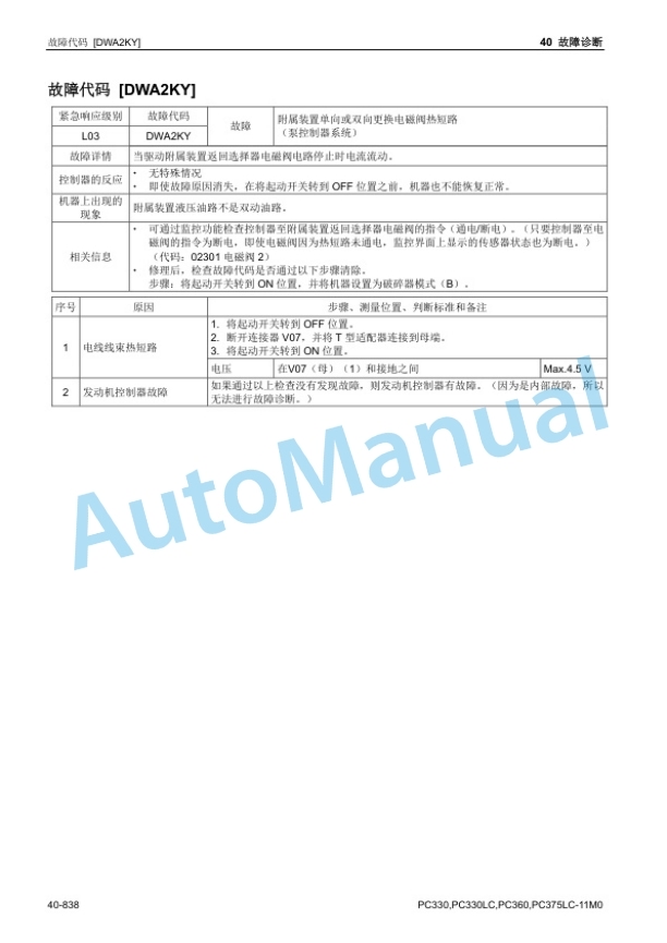 Komatsu PC330-11M0, PC360-11M0, PC375LC-11M0 Hydraulic Excavator Parts Manual SMCH300B00-00 4 Komatsu PC330-11M0, PC360-11M0, PC375LC-11M0 Hydraulic Excavator Parts Manual SMCH300B00-00 - Image 4
