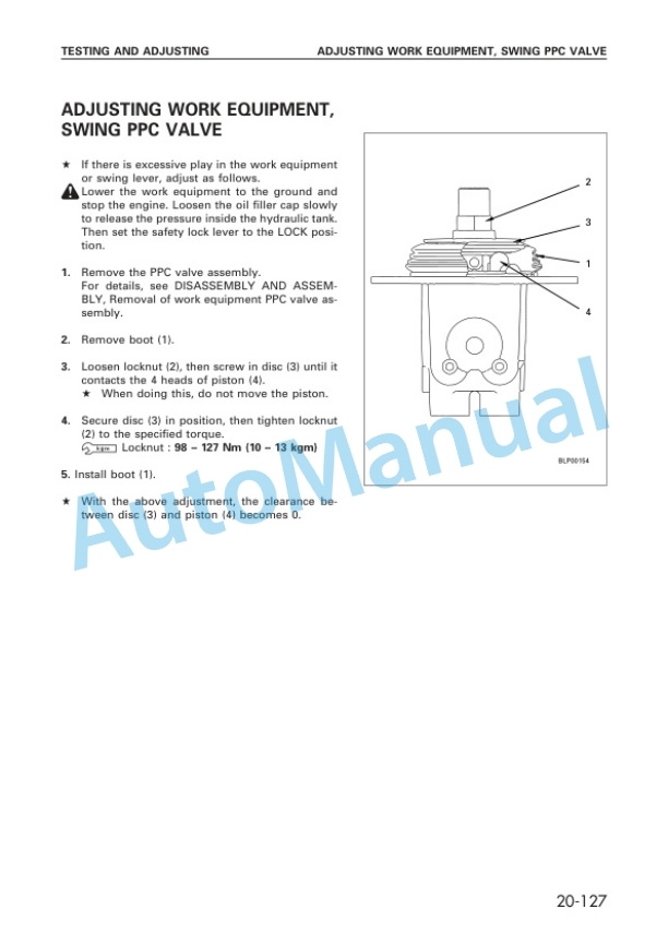 Komatsu PC340-6K, PC340LC-6K, PC340NLC-6K Hydraulic Excavator Shop Manual UEBM000901 3 Komatsu PC340-6K, PC340LC-6K, PC340NLC-6K Hydraulic Excavator Shop Manual UEBM000901 - Image 3