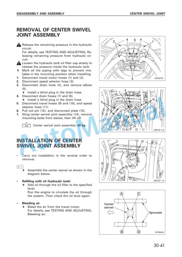 Komatsu PC340-6K, PC340LC-6K, PC340NLC-6K Hydraulic Excavator Shop Manual UEBM000901 5 Komatsu PC340-6K, PC340LC-6K, PC340NLC-6K Hydraulic Excavator Shop Manual UEBM000901 - Image 5