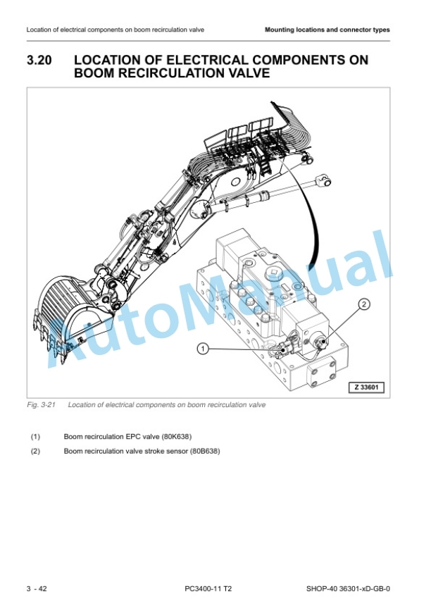 Komatsu PC3400-11M0 Hydraulic Excavator Shop Manual SEN06694-00 3 Komatsu PC3400-11M0 Hydraulic Excavator Shop Manual SEN06694-00 - Image 3