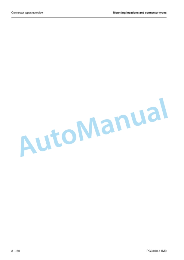 Komatsu PC3400-11M0 Hydraulic Excavator Shop Manual SEN06694-01 3 Komatsu PC3400-11M0 Hydraulic Excavator Shop Manual SEN06694-01 - Image 3