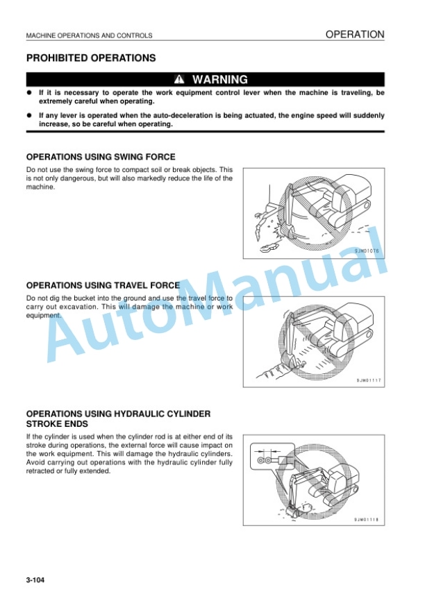 Komatsu PC340LC-7E0, PC340NLC-7E0 Hydraulic Excavator Operation and Maintenance Manual UEAM004802 3 Komatsu PC340LC-7E0, PC340NLC-7E0 Hydraulic Excavator Operation and Maintenance Manual UEAM004802 - Image 3
