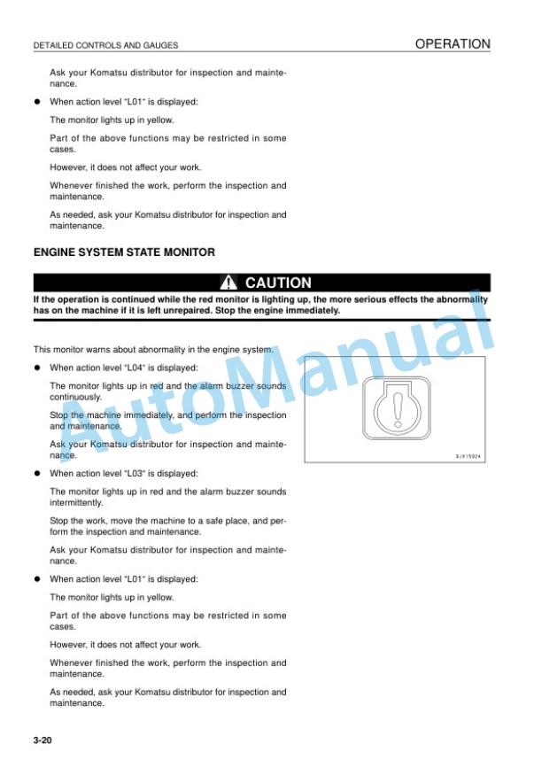 Komatsu PC350-8M0 Hydraulic Excavator Operation and Maintenance Manual UENAM01531 2 Komatsu PC350-8M0 Hydraulic Excavator Operation and Maintenance Manual UENAM01531 - Image 2