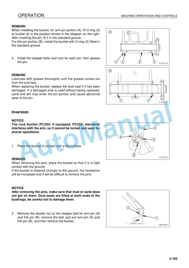 Komatsu PC350-8M0 Hydraulic Excavator Operation and Maintenance Manual UENAM01531 4 Komatsu PC350-8M0 Hydraulic Excavator Operation and Maintenance Manual UENAM01531 - Image 4