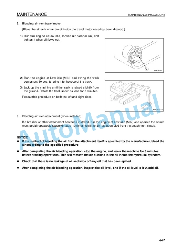 Komatsu PC350-8M0 Hydraulic Excavator Operation and Maintenance Manual UENAM01531 5 Komatsu PC350-8M0 Hydraulic Excavator Operation and Maintenance Manual UENAM01531 - Image 5